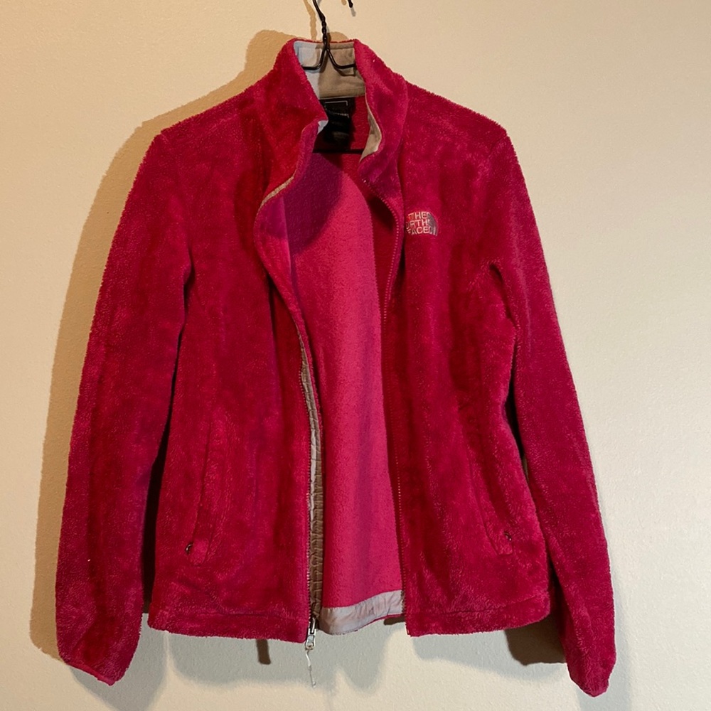 Pink North Face Fleece - S